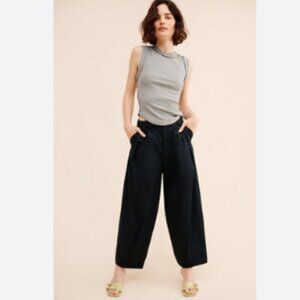 Brand New Maeve Curve Poplin Barrel Pants